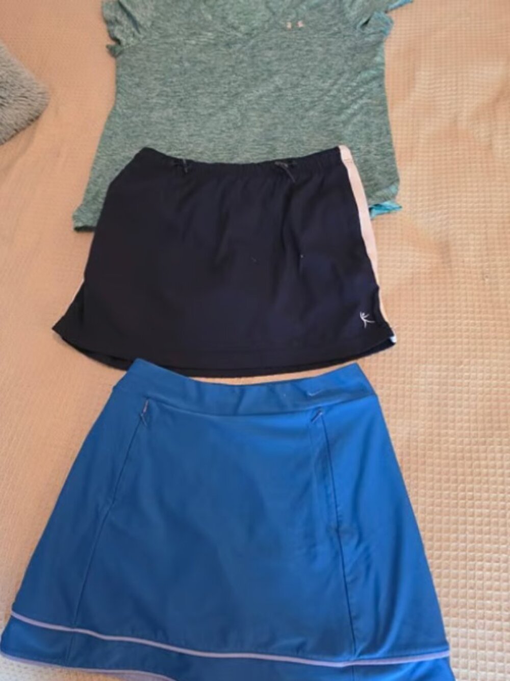 3 Pcs. Under Armour, Nike, Danskin Women's Athletic Skorts & Top